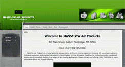 Desktop Screenshot of massflowairproducts.com