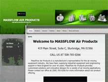 Tablet Screenshot of massflowairproducts.com